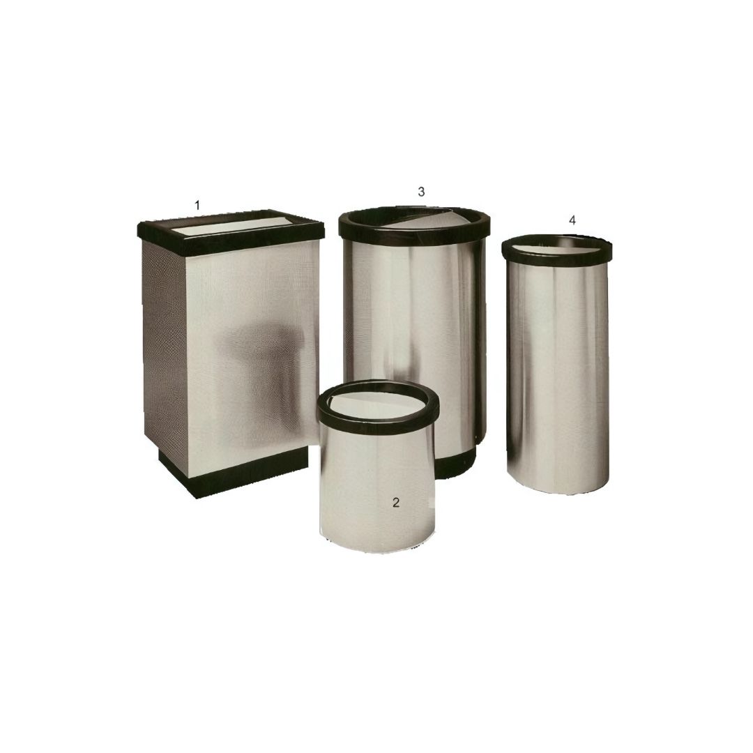 Basureros, ceniceros, portaextinguidores (acero inóxidable)