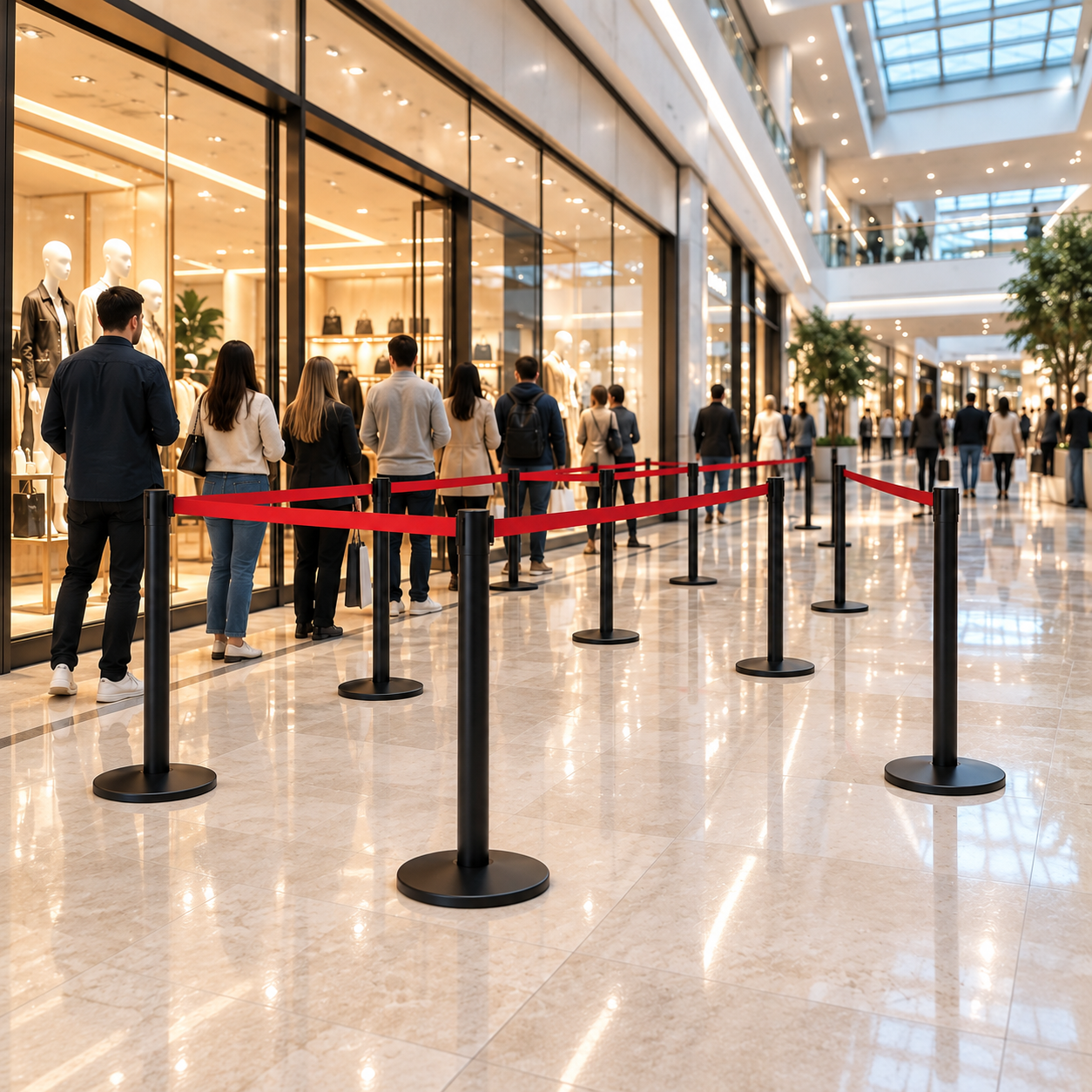 Espacio retail y comercial organizado
